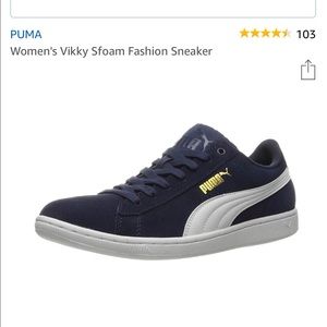 Puma Women’s Vikky Sfoam Fashion Sneaker Size 6